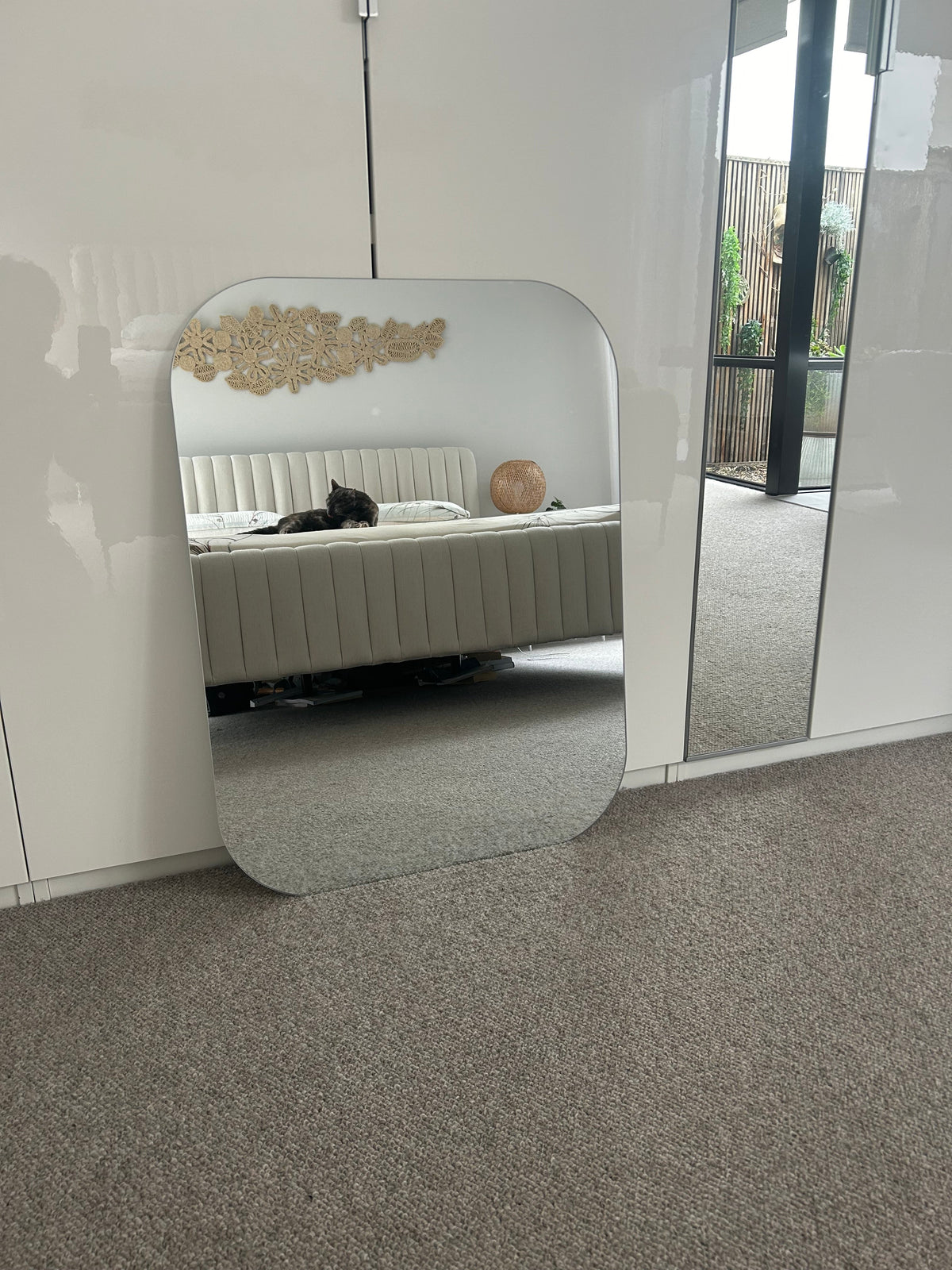 New Gen Round Cornered Rectangle Mirror